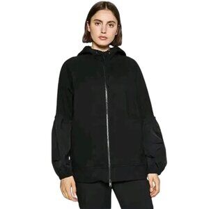 Athleta Women's "On My Way Triumph Hoodie" in Black Size Large